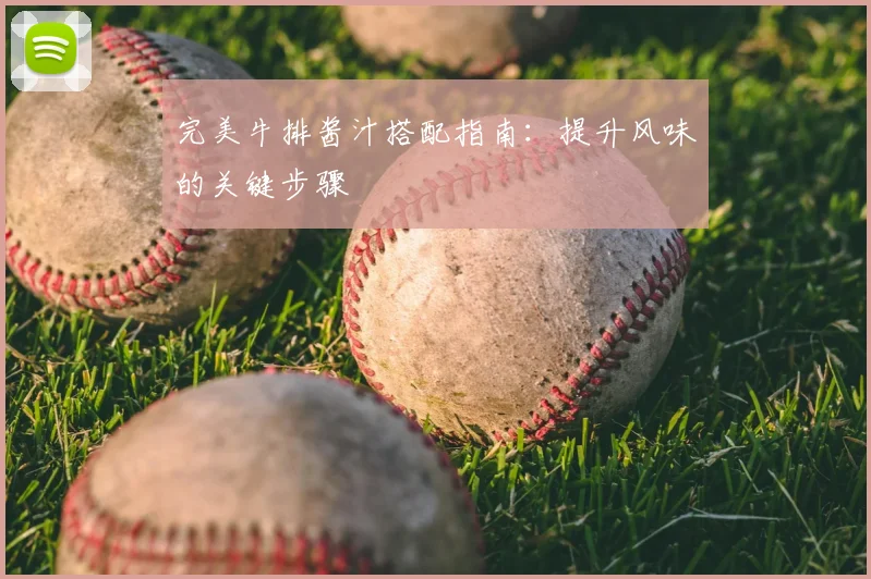完美牛排酱汁搭配指南:提升风味的关键步骤